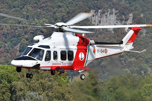 Hélicoptère de recherche et sauvetage AW139 Guardia Costiera