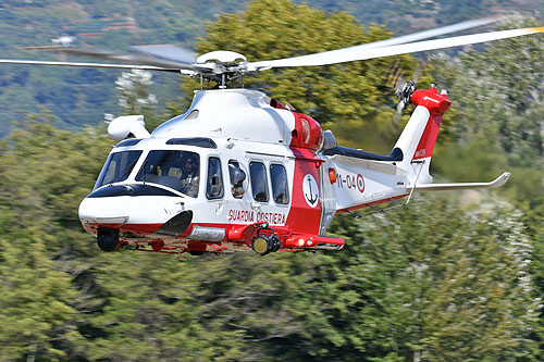 Hélicoptère de recherche et sauvetage AW139 Guardia Costiera