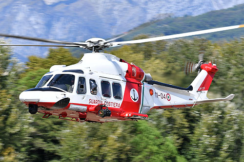 Hélicoptère de recherche et sauvetage AW139 Guardia Costiera