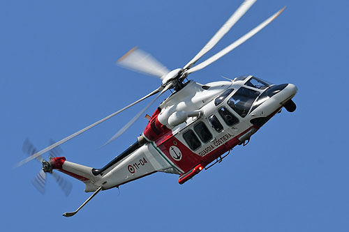 Hélicoptère de recherche et sauvetage AW139 Guardia Costiera