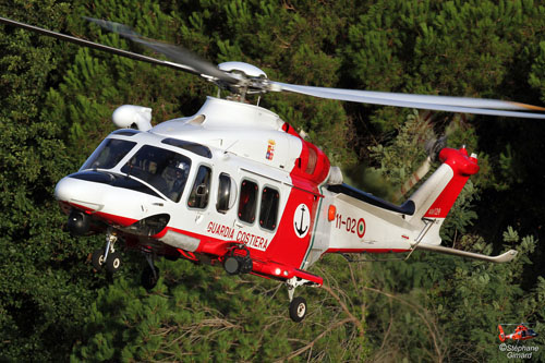 Hélicoptère de recherche et sauvetage AW139 Guardia Costiera