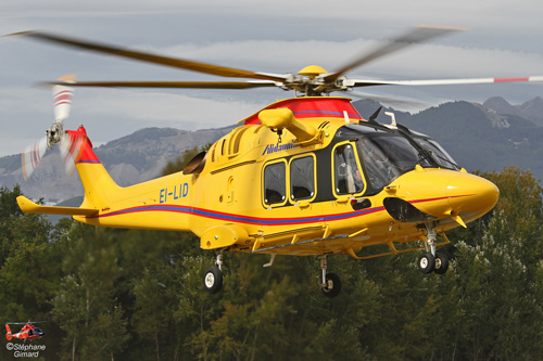 Hélicoptère de secours AW169 EI-LID d'ALIDAUNIA