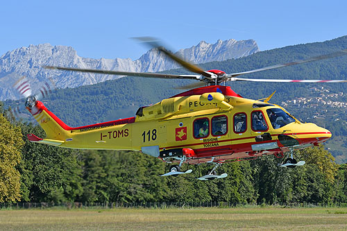 Hélicoptère de secours AW139 Pegaso 3 I-TOMS