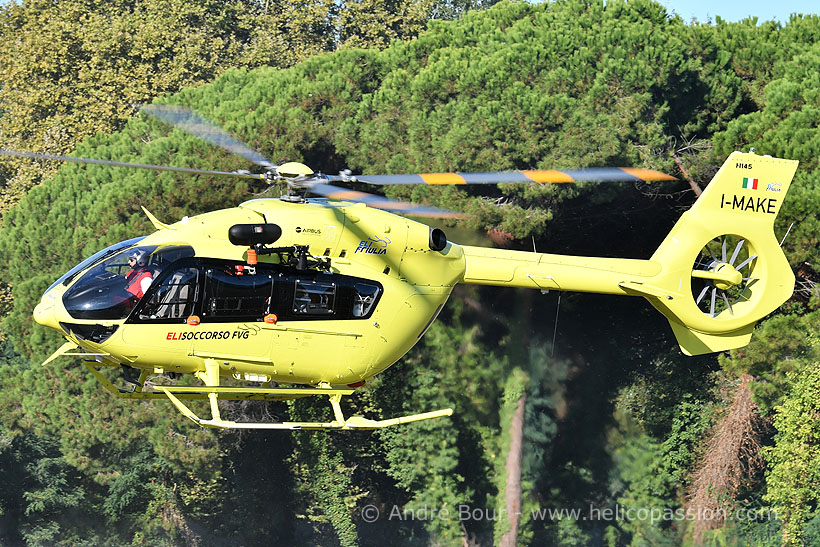 Hélicoptère de secours H145 I-MAKE ELI FRIULIA