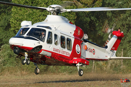 Hélicoptère de recherche et sauvetage AW139 Guardia Costiera