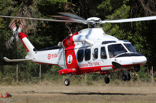 Hélicoptère de recherche et sauvetage AW139 Guardia Costiera