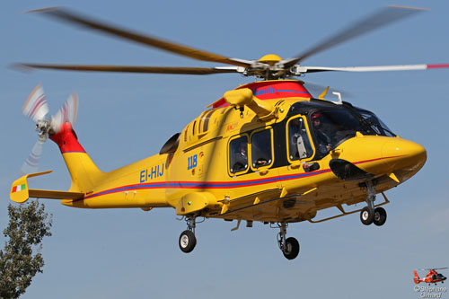 Hélicoptère de secours AW169 EI-HIJ Alidaunia