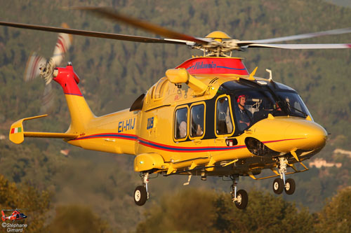 Hélicoptère de secours AW169 EI-HIJ Alidaunia