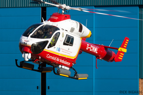 Hélicoptère MD900 G-CNWL de Cornwall Air Ambulance, UK