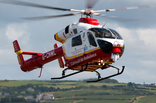 Hélicoptère MD900 G-CNWL de Cornwall Air Ambulance, UK