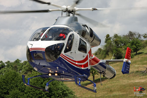 Hélicoptère MD902 LX-HPG LUXEMBURG AIR RESCUE, Hôpital d'Ettelbruck, Luxembourg