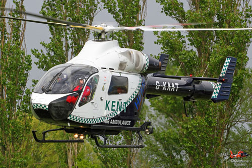 Hélicoptère MD902 G-KAAT KENT AIR AMBULANCE, Marden, UK