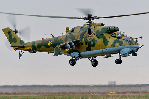 Hélicoptère MI24 Hind de l'Armée du Kazakhstan