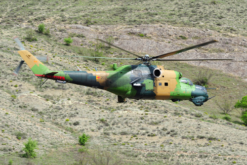 Hélicoptère MI24 Hind D Macédoine