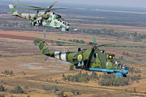 Hélicoptères MI24 Hind F Ukraine