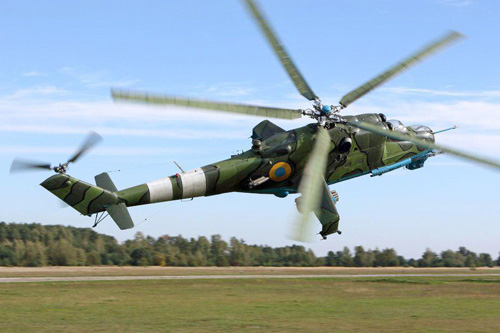 Hélicoptère MI24 Hind F Ukraine