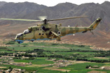 Hélicoptère MI24 Hind Afghanistan