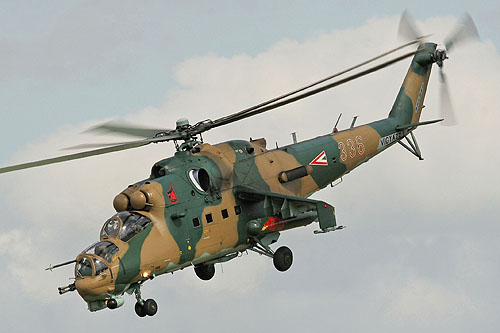 Hélicoptère d'attaque MI24 Hind F Hongrie