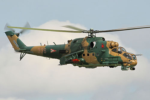 Hélicoptère d'attaque MI24 Hind F Hongrie