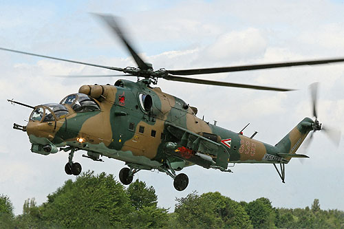 Hélicoptère d'attaque MI24 Hind F Hongrie