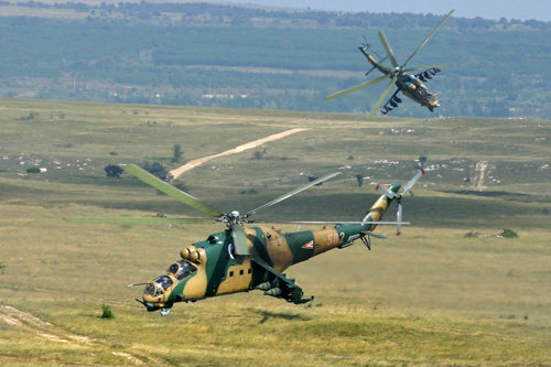 Hélicoptère d'attaque MI24 Hind D Hongrie