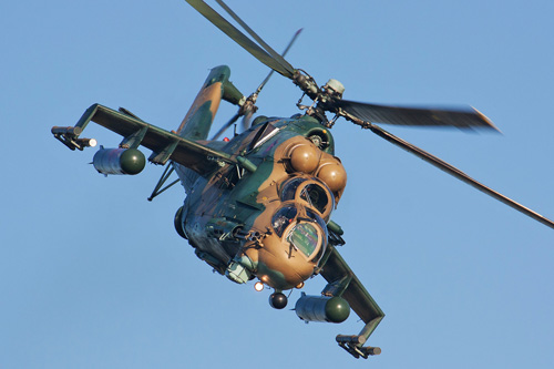 Hélicoptère d'attaque MI24 Hind F Hongrie