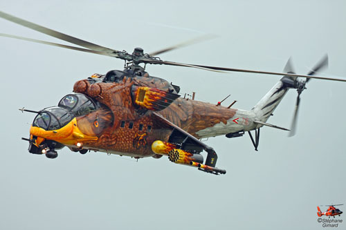 Hélicoptère d'attaque MI24 Hind D Hongrie