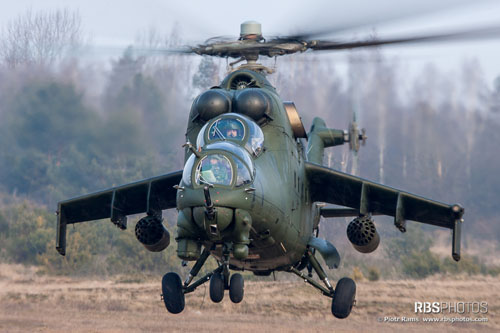 Hélicoptère MI24 Hind D Pologne