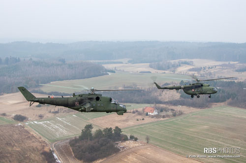 Hélicoptère MI24 Hind D Pologne