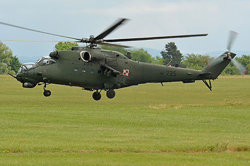 Hélicoptère MI24 Hind D Pologne