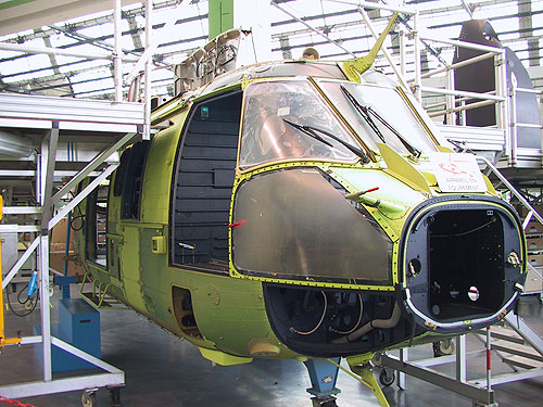 Unité de montage de l'hélicoptère SuperPuma