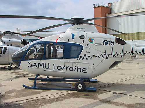 Hélicoptère EC135 du SAMU de Lorraine