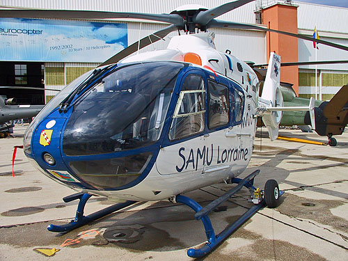 Hélicoptère EC135 du SAMU de Lorraine