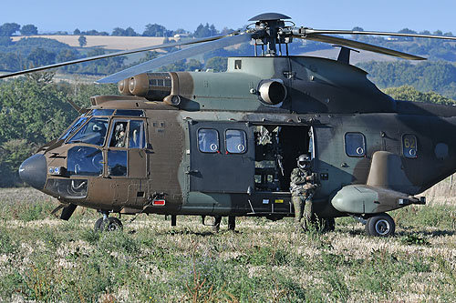 Hélicoptère AS332 SuperPuma de l'Armée de Terre espagnole (FAMET)