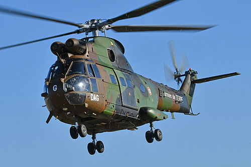 Hélicoptère SA330 Puma du 3e RHC de l'Armée de Terre