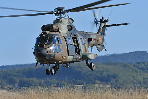 Hélicoptère AS332 SuperPuma de l'Armée de Terre espagnole (FAMET)