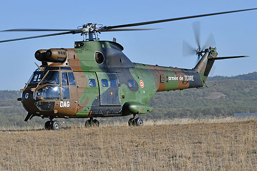 Hélicoptère SA330 Puma du 3e RHC de l'Armée de Terre