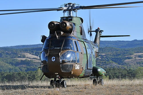 Hélicoptère SA330 Puma du 3e RHC de l'Armée de Terre