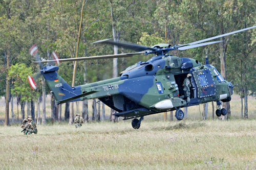 Hélicoptère NH90 TTH de l'Armée de Terre allemande