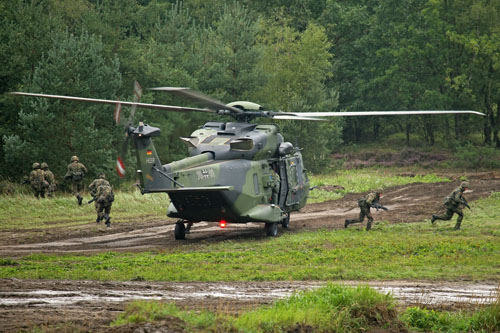 Hélicoptère NH90 TTH de l'Armée de Terre allemande