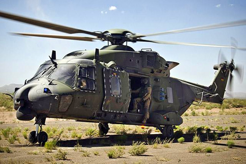 Hélicoptère NH90 TTH de l'Armée de Terre allemande