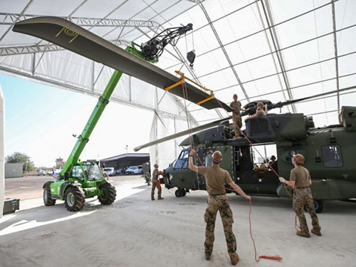 Hélicoptère NH90 TTH Bundeswehr au Mali