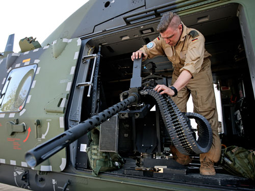 Hélicoptère NH90 TTH Bundeswehr au Mali