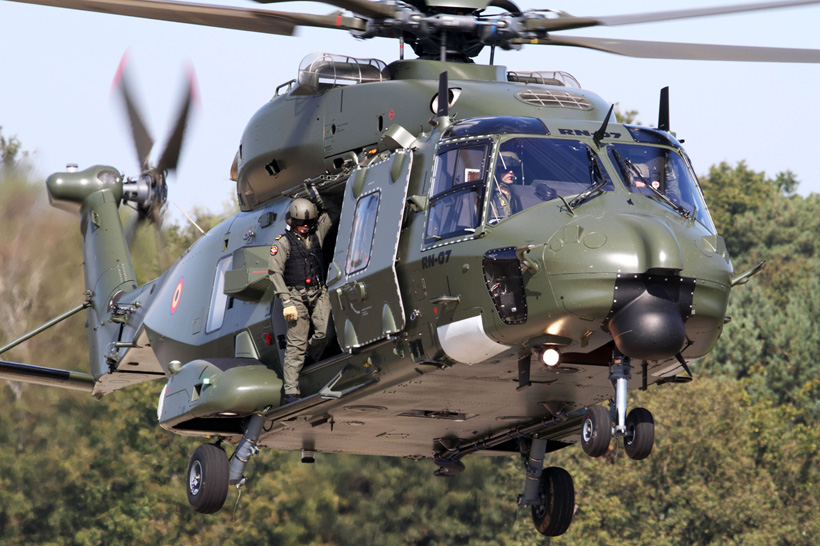 Hélicoptère NH90 TTH de l'Armée de Terre belge