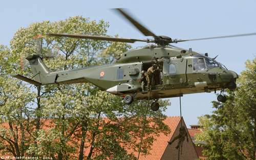 Hélicoptère NH90 TTH de l'Armée de Terre belge