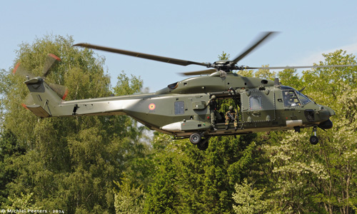 Hélicoptère NH90 TTH de l'Armée de Terre belge