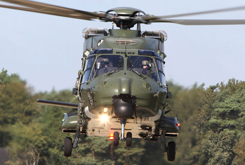 Hélicoptère NH90 TTH de l'Armée de Terre belge