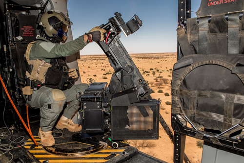 Hélicoptère NH90 TTH de l'Armée belge au Mali