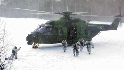 Hélicoptère NH90 TTH Finlande