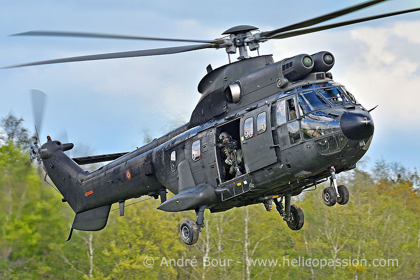 Hélicoptère AS332 SuperPuma ET509 de l'Armée de Terre espagnole (FAMET)